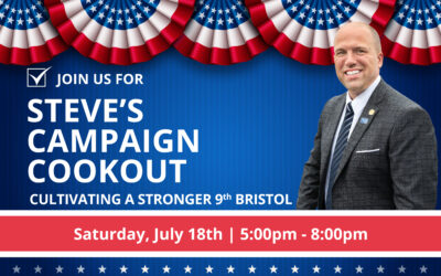 Join us for Steve’s Campaign Cookout